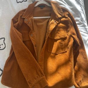 Sanctuary Corduroy Maple Snap Front Dakota Long Sleeve Shacket